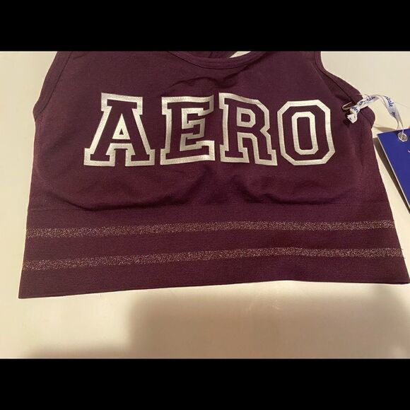 🛍Women’s Aeropostale logo Sports Bra Size : S/P - Picture 5 of 6